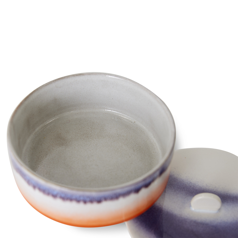 70s ceramics: bonbon bowl, mauve - Image 4