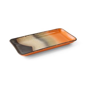 70s ceramics: small trays twenty four hours (set of 2) - Image 2