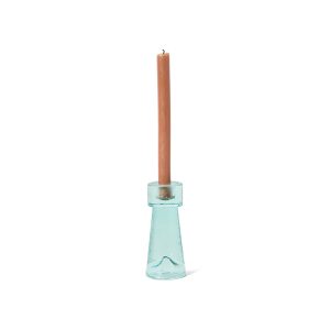 Alternative view of Arte candle holder medium, ice blue