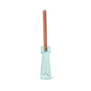Alternative view of Arte candle holder large, ice blue