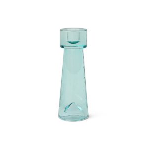 Arte candle holder large, ice blue