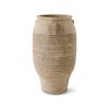 Sirocco terracotta floor vase