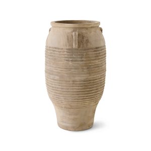 Sirocco terracotta floor vase