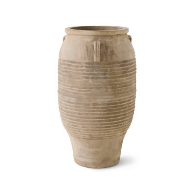 Sirocco terracotta floor vase