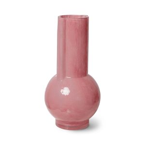 Alternative view of Glass vase flamingo pink