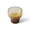 70s glassware: bulb glasses amber (set of 4) - Image 3