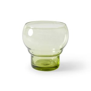 Alternative view of 70s glassware: bulb glasses mint green (set of 4)