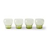 70s glassware: bulb glasses mint green (set of 4) - Image 4