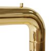 Chubby clothing rack with hangers brass - Image 2
