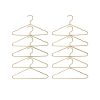 Chubby clothing rack with hangers brass - Image 4