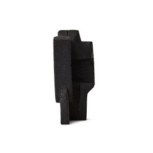 Burned wooden sculpture