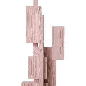 Skyscraper sculpture, soft pink - Image 3
