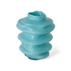 Alternative view of Statement glass vase, blue