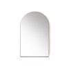 Arch wall mirror brass