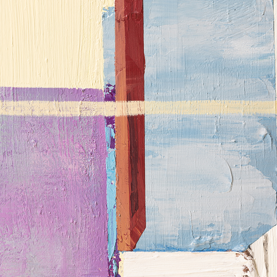 Framed artwork days in the city (127x152cm) - Image 2