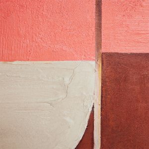 Framed artwork roseate hues (107x127cm) - Image 4