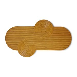 Rattan wall panel curl