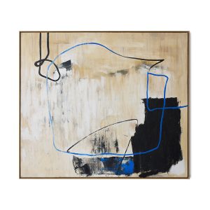 Framed artwork, easy elan (153x133cm)