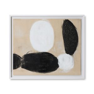 Framed artwork, "Parallel" (120x102cm)