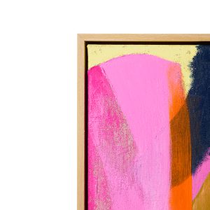 Framed artwork, bright lights (25x31cm) - Image 3
