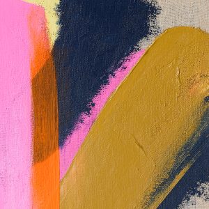 Framed artwork, bright lights (25x31cm) - Image 4