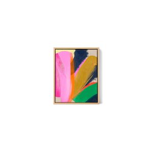 Framed artwork, bright lights (25x31cm)