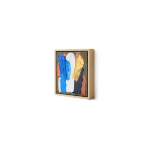 Alternative view of Framed artwork, moonlight strokes (18x20cm)