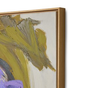 Framed artwork, abstraction (123x163cm) - Image 3