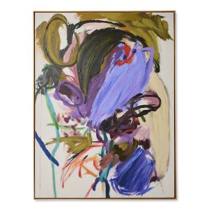 Framed artwork, abstraction (123x163cm)