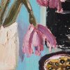 Framed artwork, still life (105x130cm) - Image 3