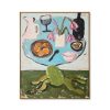 Framed artwork, still life (105x130cm)