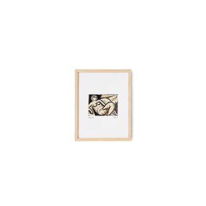 Framed artwork, suns out (29x37cm)