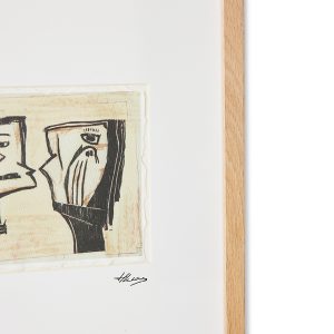 Alternative view of Framed artwork, marty and kosso (34x44cm)