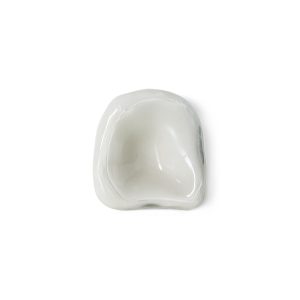 Glass sculpture, overcast