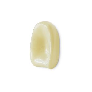 Alternative view of Glass sculpture, cream