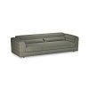 Club couch: linen, army green - Image 2