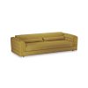 Club couch: linen, burnt ochre - Image 2