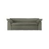 Nomad couch: 244cm, linen, army green