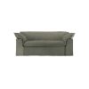 Nomad couch: 204cm, linen, army green