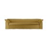 Nomad couch: 305cm, linen, burnt ochre