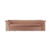 Nomad couch: 305cm, linen, dusty rose