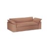 Nomad couch: 244cm, linen, dusty rose - Image 2