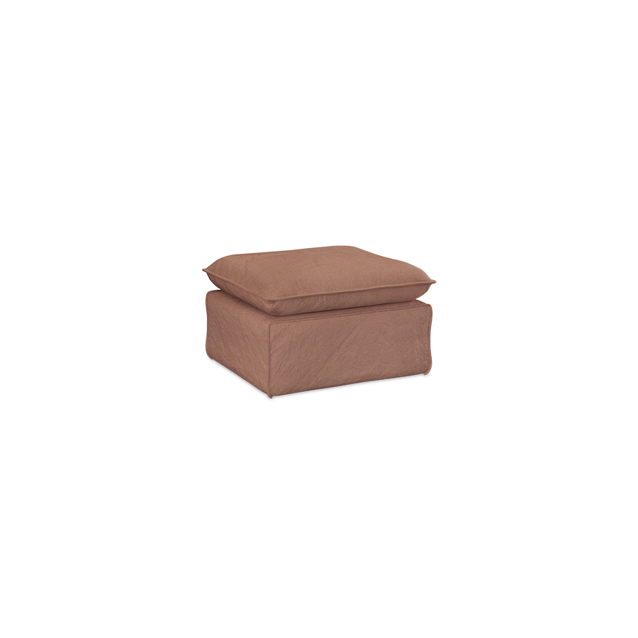 Nomad couch: hocker, linen, dusty rose - Image 2