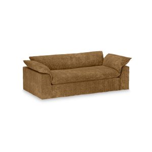 Alternative view of Nomad couch: 244cm, corduroy velvet, aged gold