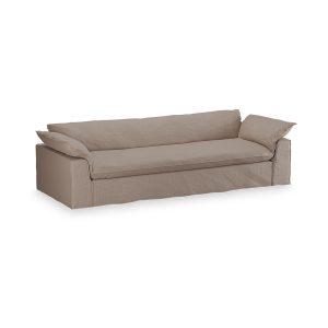 Alternative view of Nomad couch: 305cm, pure, earth