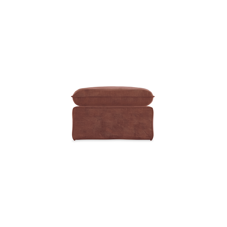 Nomad couch: hocker, royal velvet, magnolia