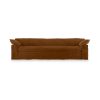 Nomad couch: 305cm, royal velvet, caramel