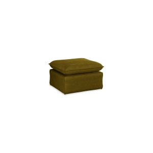 Alternative view of Nomad couch: hocker, royal velvet, olive