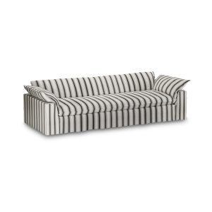 Alternative view of Nomad couch: 305cm, rocco, chalkstripe