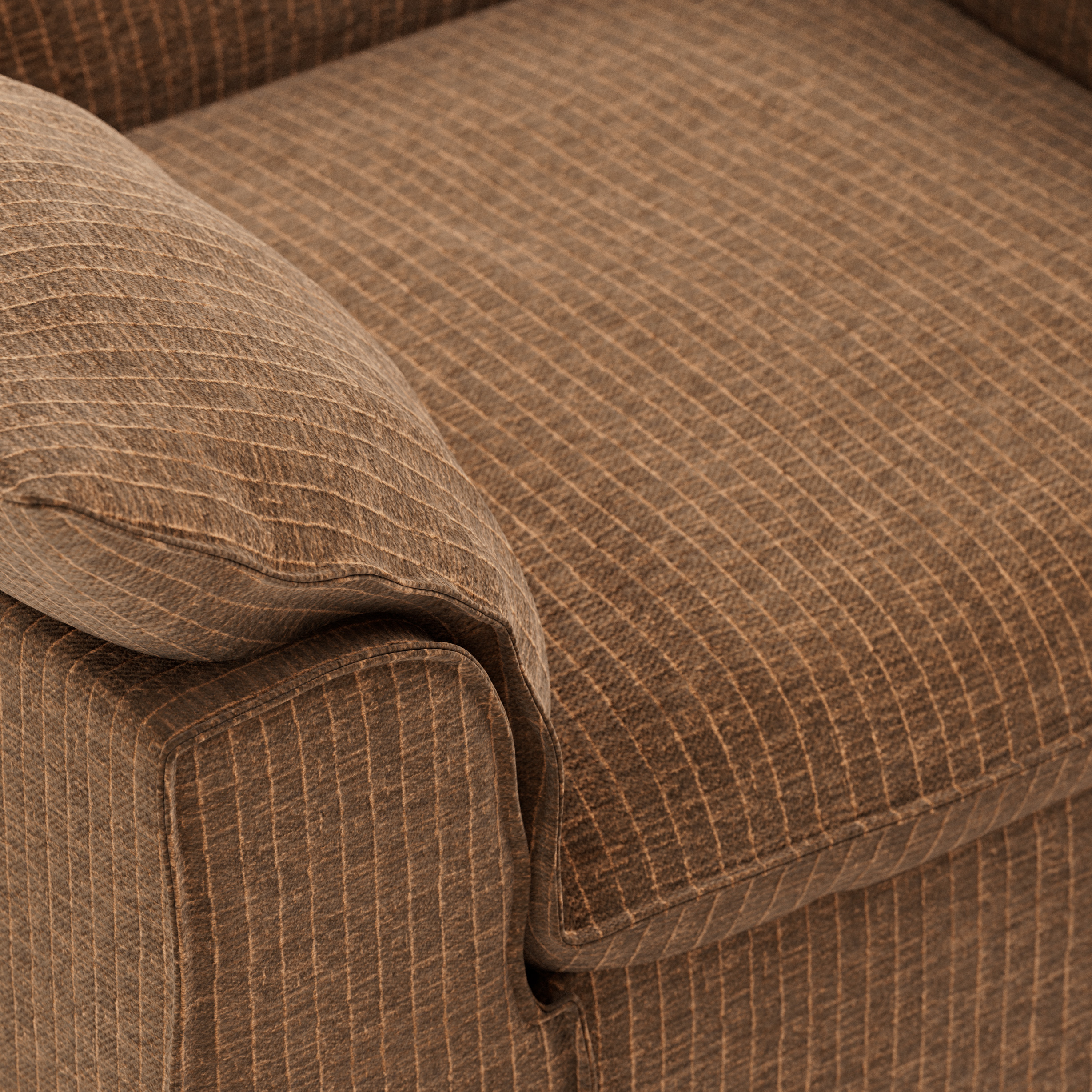 Nomad couch cover: loveseat, corduroy velvet, aged gold - Image 4